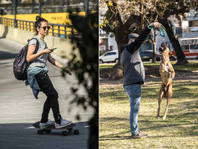 Donne a passeggio facendo sport - Fotografia di Enrico Fantoni