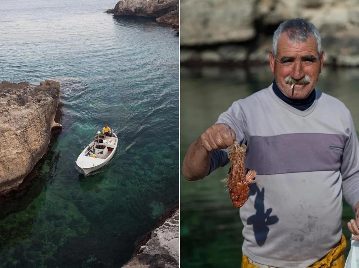 Pescatore al lavoro - Fotografia di Enrico Fantoni