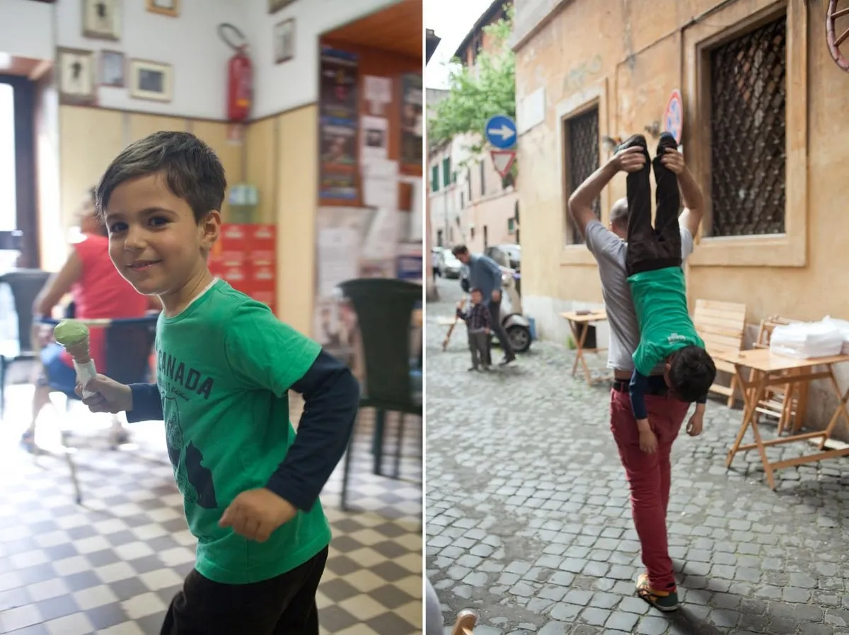 Bambini che giocano - Fotografia di Enrico Fantoni